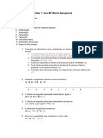 Revisão 1° Ano EF Bento Gonçalves