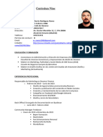 Alberto Rodriguez Romo Curriculum Vitae