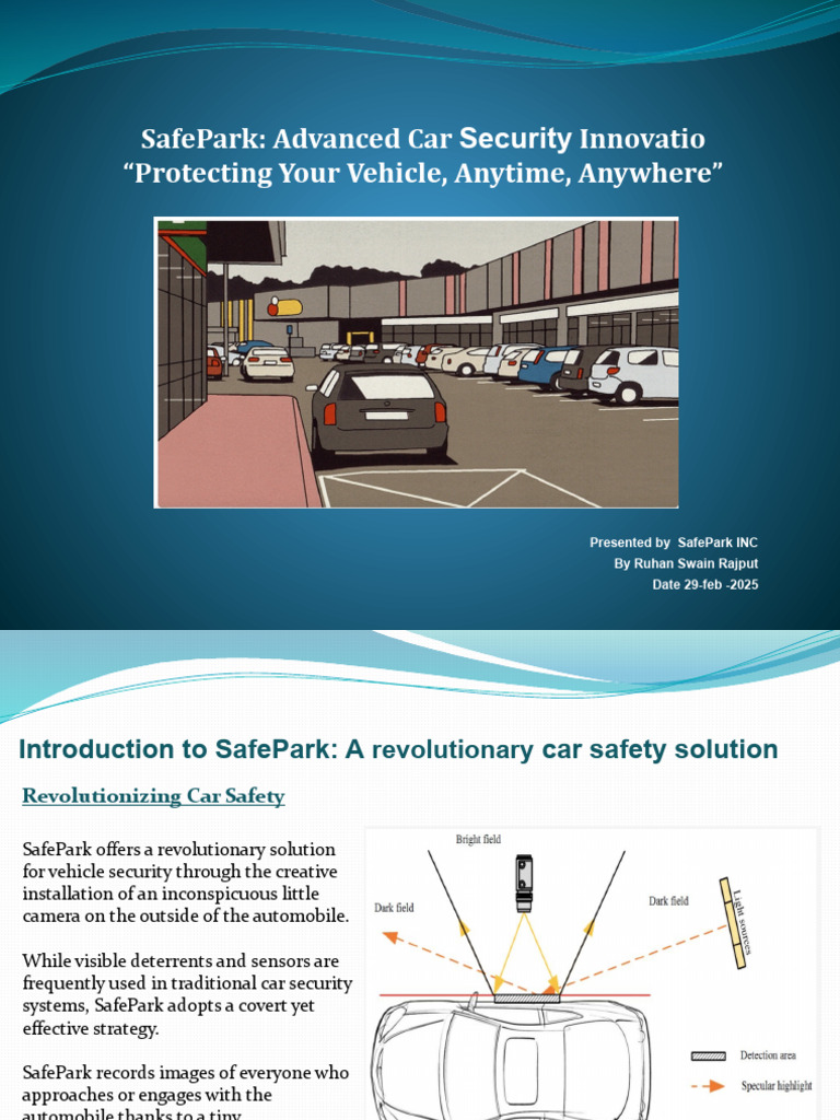 SafePark: Innovative Vehicle Security Solution | PDF | Computer ...