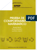 Comportamiento Matematico