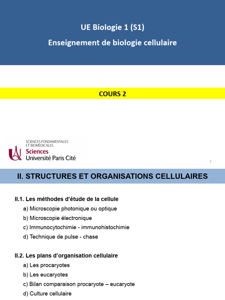 Techniques d'Immunocytochimie en Biologie | PDF | Cellule (Biologie ...