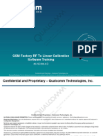 GSM Factory RF TX Linear Calibration Software Training: Confidential and Proprietary - Qualcomm Technologies, Inc