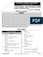 Achiever DLP Major Test-01 05 March So