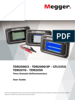 Megger TDR2010 TDR2050 Manual