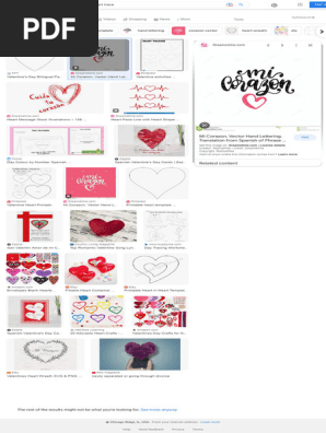 mi corazon valentine heart trace - Google Search