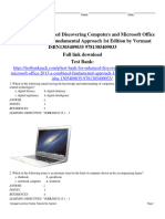 Test Bank For Enhanced Discovering Computers and Microsoft Office 2013 A Combined Fundamental Approach 1St Edition by Vermaat Isbn 1305409035 9781305409033 Full Chapter PDF