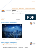 Advanced Wireless Communication: Prajeesha Prajeeshaemmanuel@pes - Edu