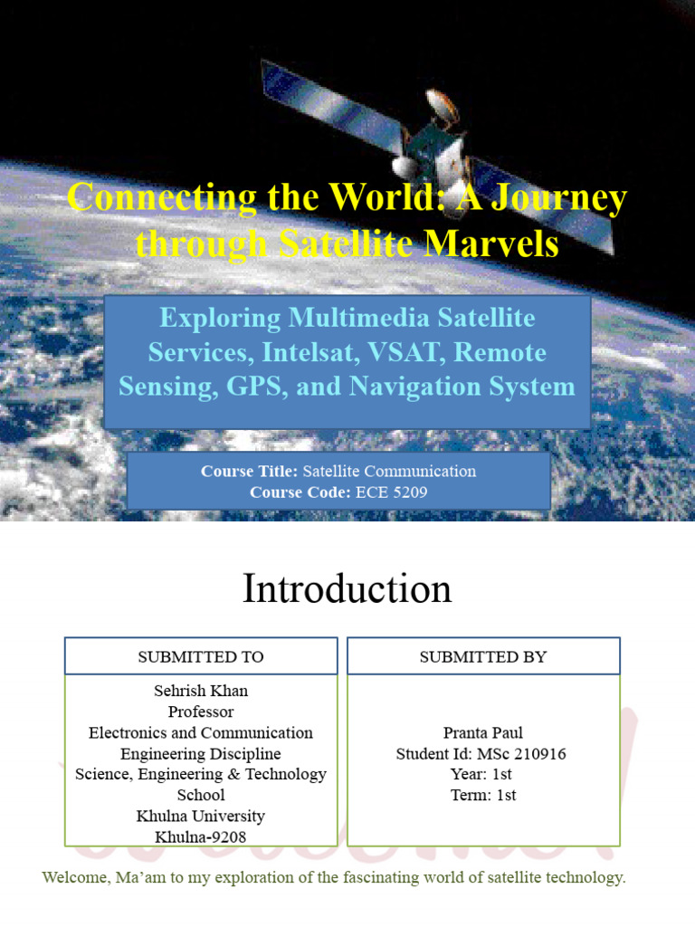 Connecting The World | PDF | Very Small Aperture Terminal | Global ...