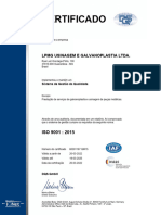 Certificado: LPMG Usinagem E Galvanoplastia Ltda