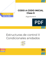 Clase 06 - Algoritmia 6 - Estructuras de Control II - Condicionales Anidados