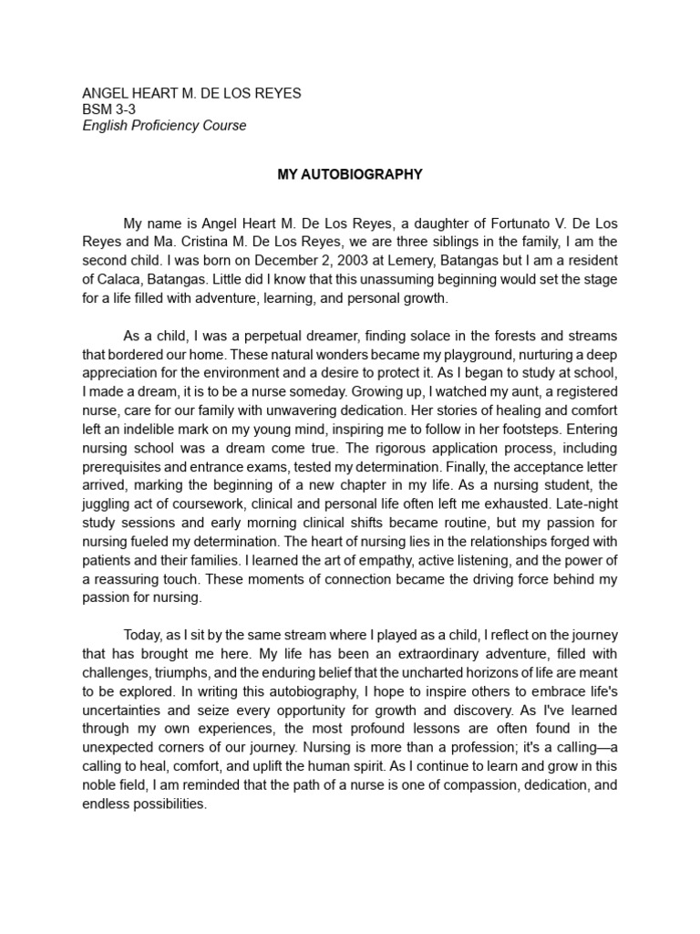 Autobiography visual data 8