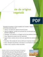 Alimente de Origine Vegetala