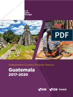Independent Country Program Review Guatemala 2017 2020