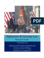 Diplomatic & Consular Law: Research Guide