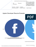Appian Developer Resume Example With Appropriate Skills