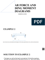 Shear and Moment Diagrams Examples