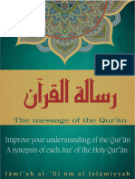 A Synopsis of The Holy Quran