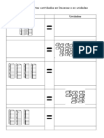 Representa Las Siguientes Cantidades en Decenas o en Unidades