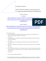 Test Bank For Essentials of Business Statistics Communicating With Numbers 1St Edition by Jaggia Kelly Isbn 0078020549 9780078020544 Full Chapter PDF