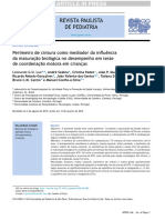 Perimetro Da Cintura Como Mediador Da Influencia Da Maturação Biológica No Desempenho em Teste de Coordenação Motora em Crianças