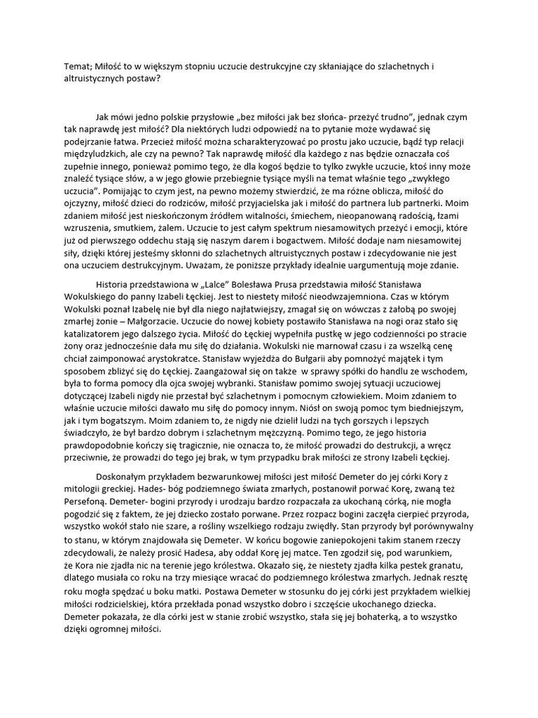 Milosc | PDF
