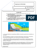 Atividade Prática I - Segurança em Eletricidade