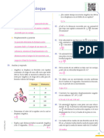 Actividades de Bloque: Tiempo Distancia