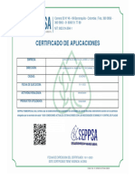 Certificado #58435 - GRAN CENTRAL DE ABASTOS DEL CARIBE S.A. - GRANABASTOS S.A