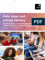 Fake News and Critical Literacy - Final Report