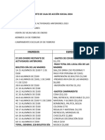 Corte de Caja de Acción Social 2024