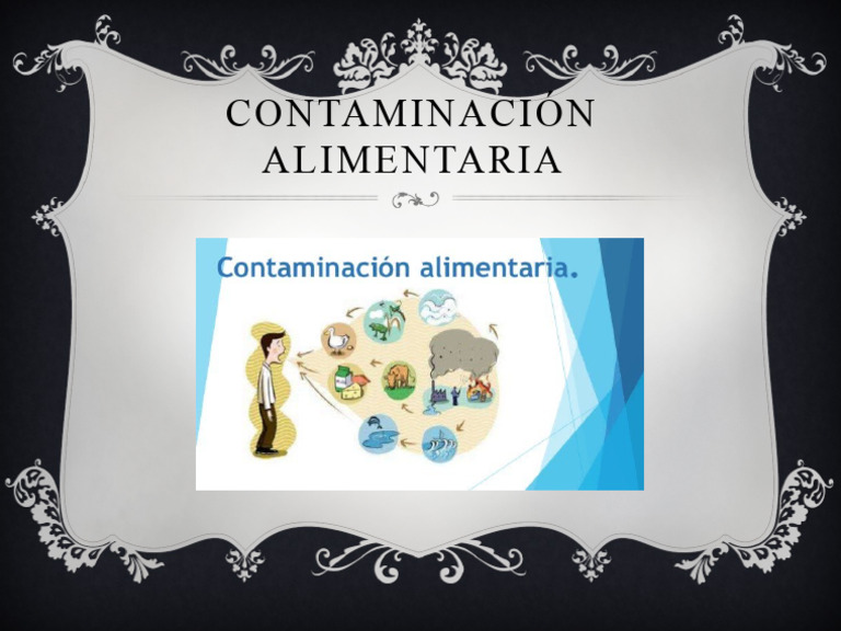 Contaminación alimentaria PDF