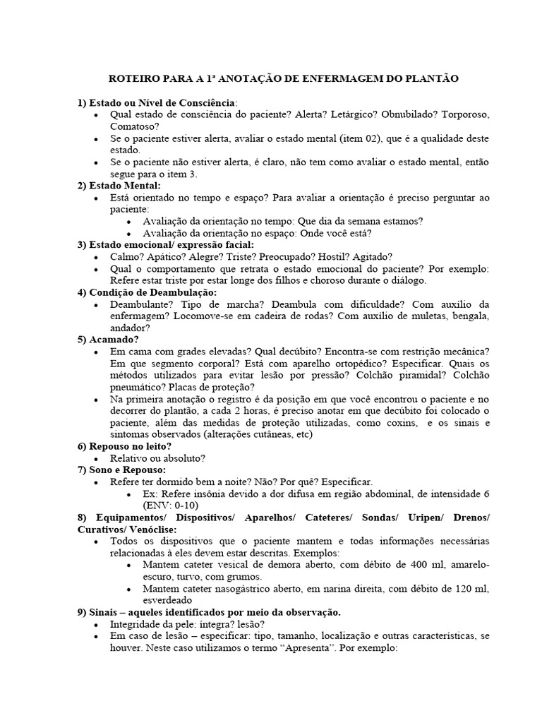 Modelos de Anotação | Download grátis PDF | Dor | Medicina Clínica