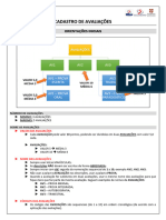 Cadastramento de Avaliações