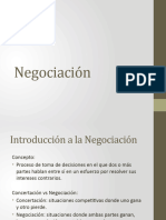 Introducción A La Negociación Presentación