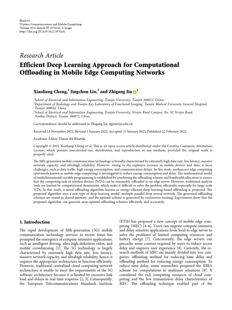 Efficient Deep Learning Approach For Computational | PDF | Deep ...