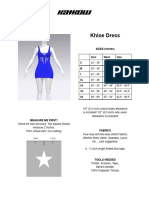 0 Instructions Khloe Dress
