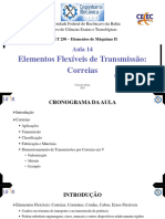 Aula 14 - Elementos Flexíveis de Transmissão - Correias