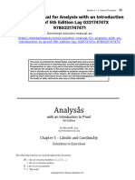 Analysis With An Introduction To Proof 5Th Edition Lay Solutions Manual Full Chapter PDF