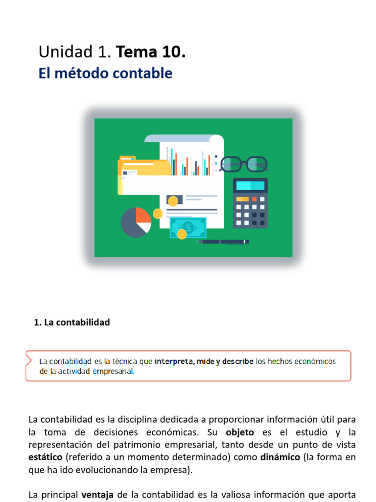 Método Contable y Patrimonio Empresarial | PDF | Contabilidad | Hoja de ...