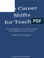 100 Career Shifts For Teachers