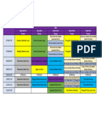 Grade Horária 2024: Ensino Médio - Manhã