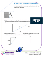 Pythagoras Theorem Word Problems 1 Questions