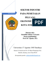 Sektor Industri Pada Pemetakan Peluang Ekonomi Makro Kota Surabaya