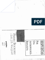Respuestas Por Una Antropología Reflexiva - Bourdieu, P