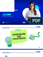 TEMA 6 - Intervención Con Psicoterapia.