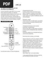 Programación Control Universal Mitzu MRC-UNI6 | PDF | Control remoto ...