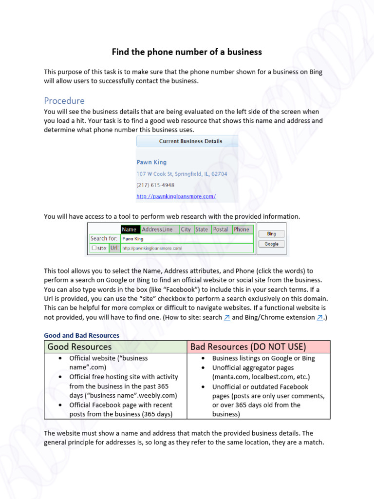 Verify Business Phone Numbers | PDF | World Wide Web | Internet & Web