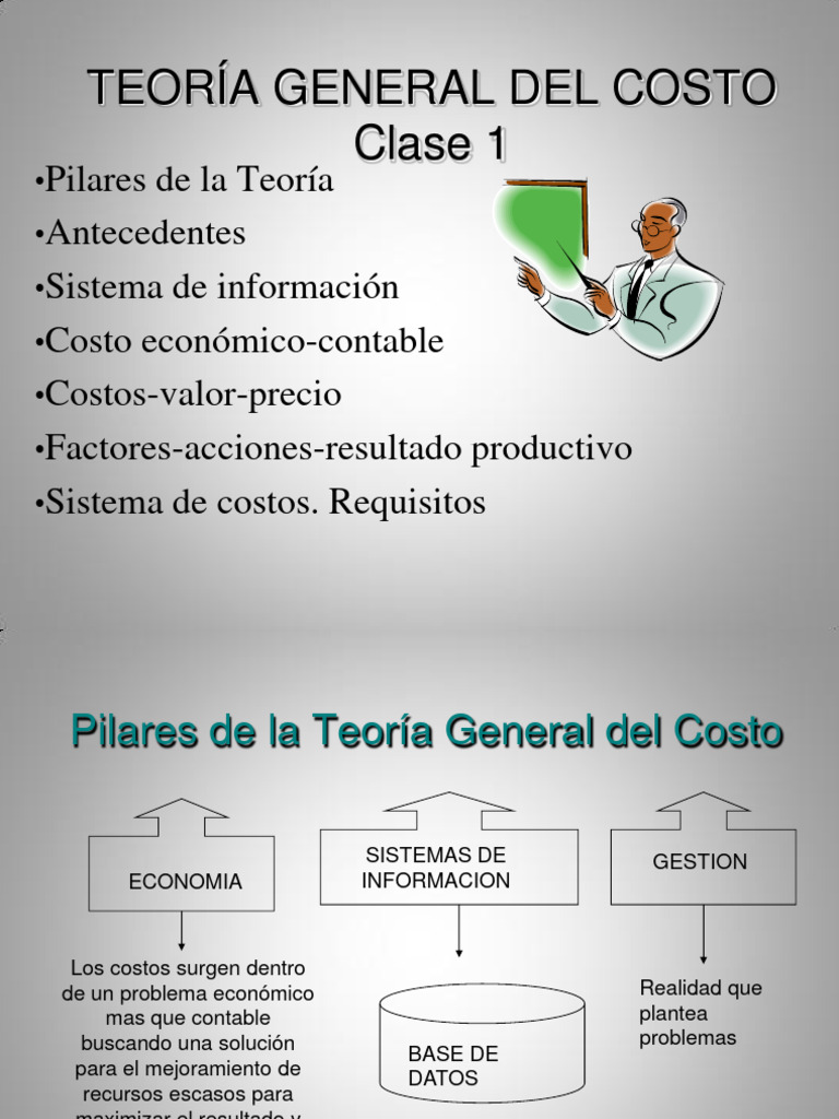 4 - Teoria - General - Del - Costo - Parte-1 | PDF | Contabilidad | Costo