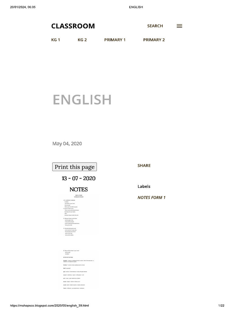 Social Studies Notes PDF 1 PDF