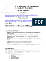 Solution Manual For Management 12Th Edition Kreitner Cassidy 1111221367 978111122136 Full Chapter PDF